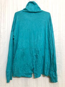 Columbia Blue High Neck T shirt
