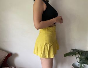 Yellow Mini Skirt