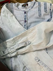Denim Button-Down Shirt