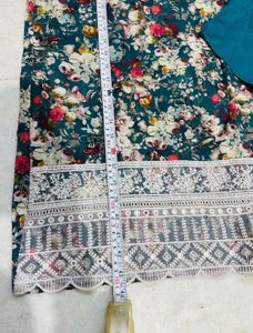 Trending Pakistani lace work suit