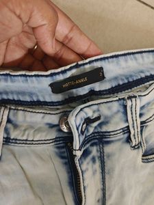 Light Wash Denim Joggers