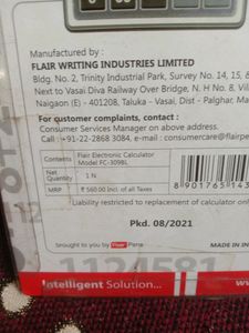 Flair Electronic Calculator
