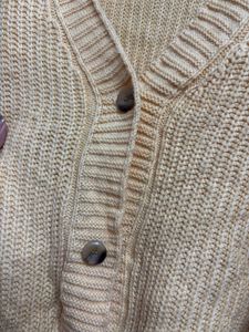 Cute Yellow Knit Cardigan