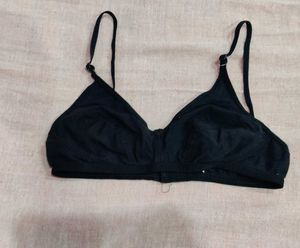 Everyday Cotton Black Bra