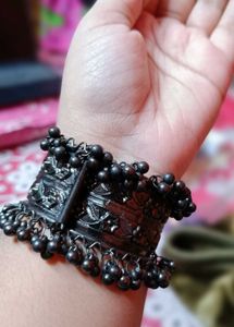 Statement Cuff Bracelet with Charms