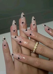 Black Stiletto Press-On Nails