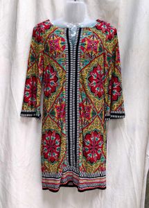 81610. Colorful Patterned Dress