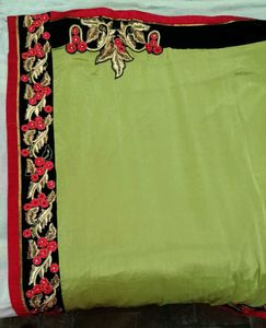Elegant Green Saree