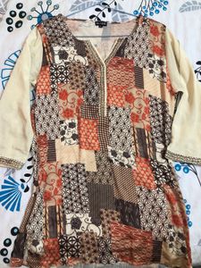Trendy Multicolour Short Kurta