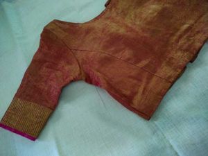 Tissue Linen Saree with blouse