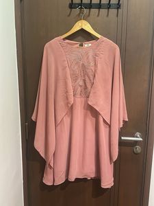 Dusty Rose Kaftan-Style Dress