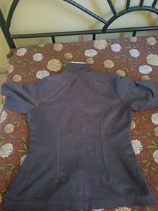 Embroidered Button-Down Blouse