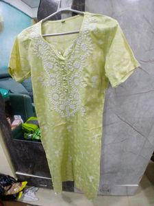 Pastel Green Embroidered Tunic