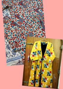Combo OvercoatKurti & Kurta Set