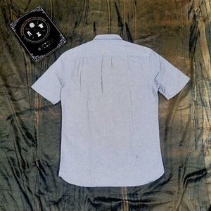 Light Blue Short Sleeve Button-Down Shirt