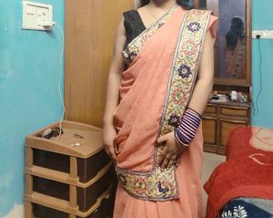 Baby Pink Colour Saree