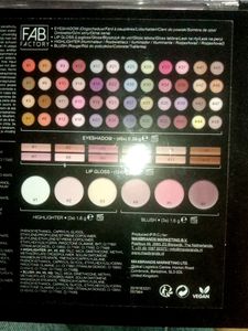 Blush ,Highlighter,  Lip Gloss, Eyeshadow Palette