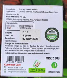 FRUIT WASH (Eat Safe Pesticide Remover)