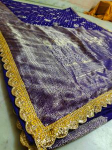 Elegant 😻 Purple 💜 Saree Very Beautiful ❤️