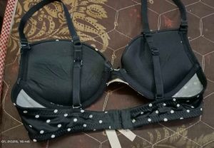 Polka Dot Lace Bra