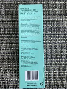 MCaffeine ultra light sunscreen