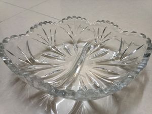 Glassware Chocolate Jar And Fruit Plate
