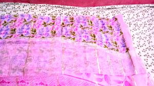 Floral Print Saree