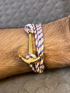 Gold anchor Bracelet