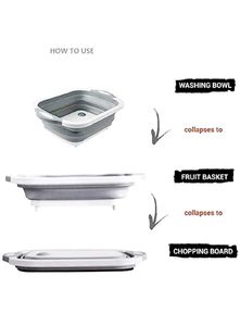 Collapsible Washing Vegetables And Chopping Board