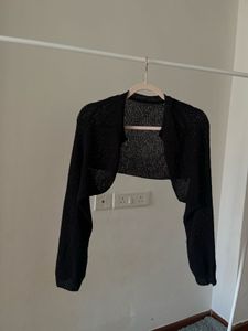 Black Long Sleeves Bolero SHRUG
