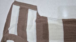 Striped Knit Cardigan