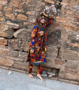 Sexy Square Neck Kurti With Pant