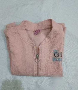 Cute Pink Zip-Up Jacket