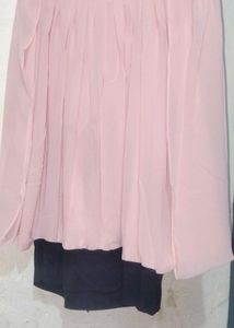 Peach Chiffon Top