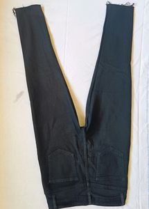 Black Ripped High Waist Jeans