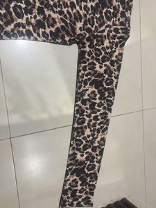 Leopard Print Crewneck T-Shirt