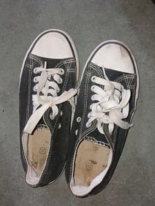 Combo Of Sandal And Canvas Shoe.