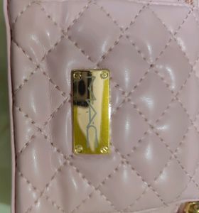 Mac Quilted Vanity Bag - Baby Pink