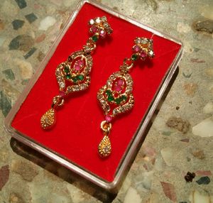 Traditional Stone Earrings