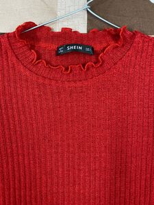 SHEIN RED CROP TOP😍