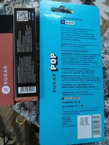 Sugar Cosmetics Lip Oil &amp; Kajal