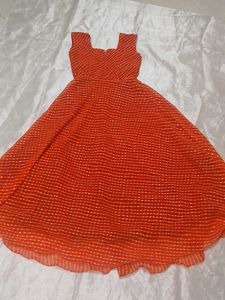 Beautiful Tailored Georgette Sleeveless Anarkali