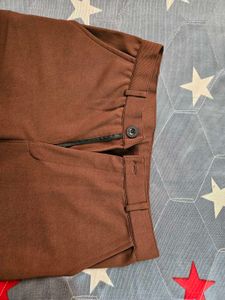 Brown Straight Leg Pants