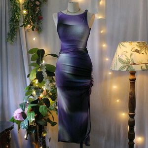 Purple Ombre Bodycon Dress