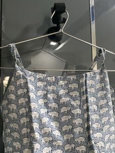 Cute Elephant Print Top