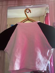 Casual Crop T Shirt