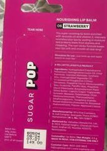 A lot of 3 sugar pop, nourishing lip balm | castor