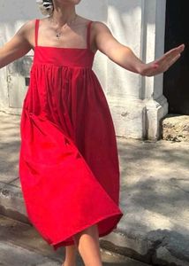 Flowy Red Sundress