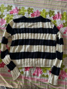 Striped Knit Sweater