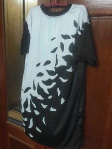 Black & White Graphic Print T-Shirt